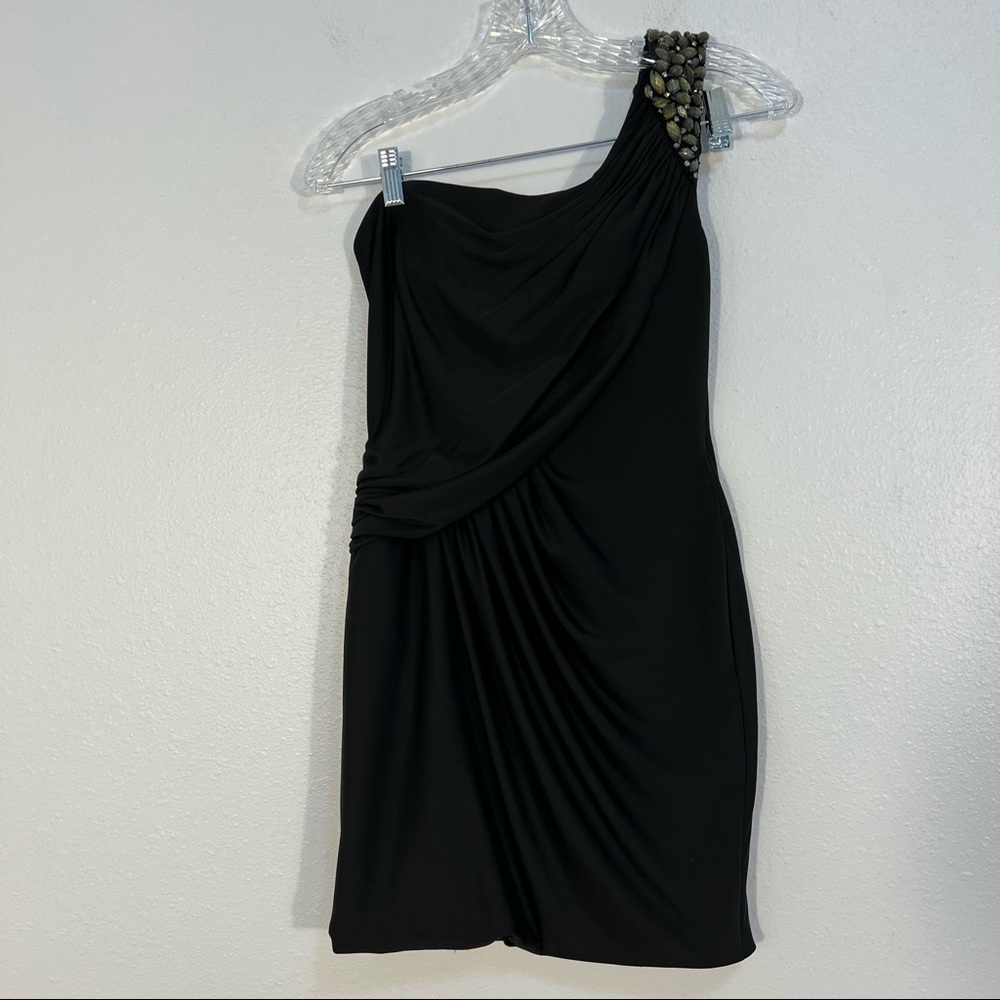La femme One Shoulder Cocktail Dress